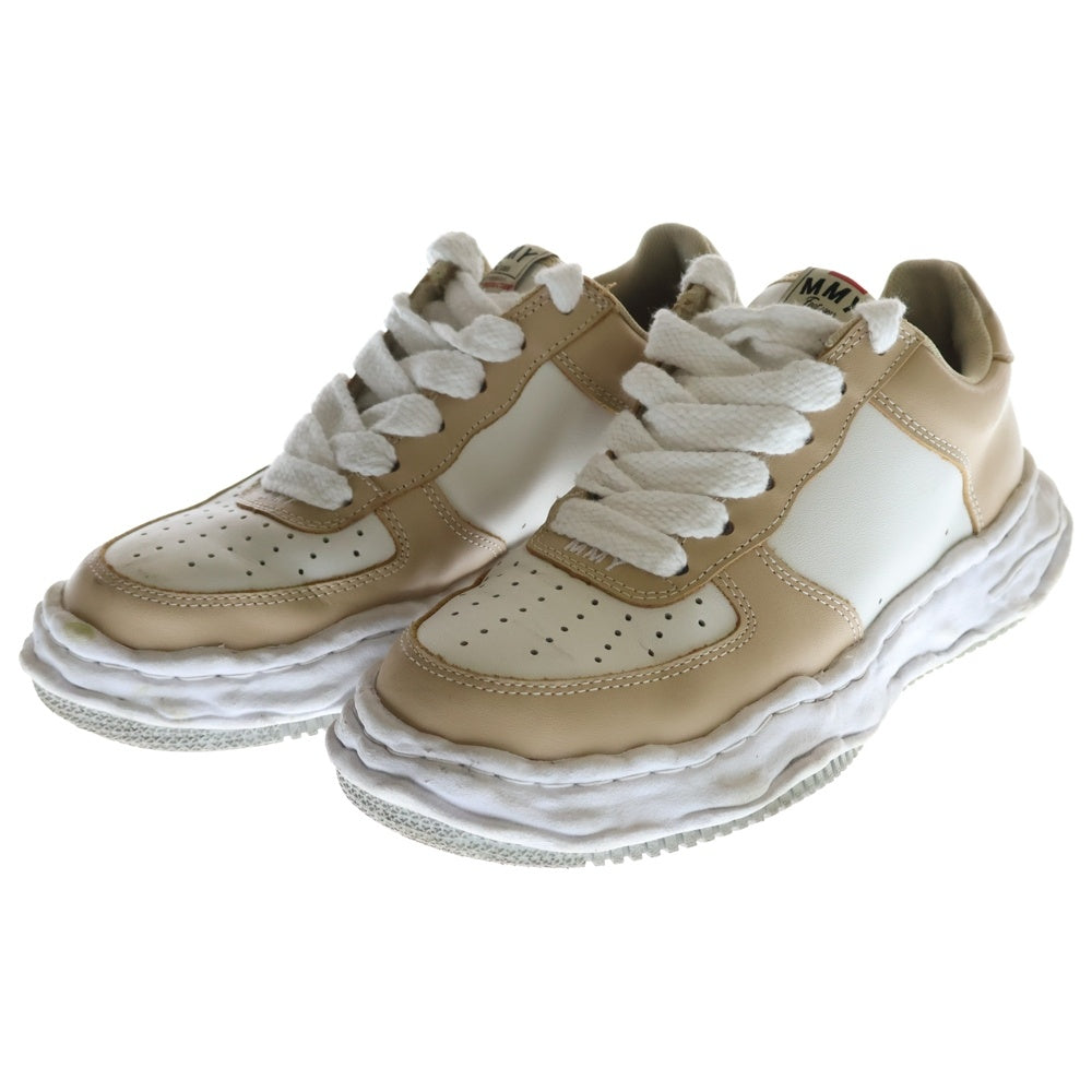 MIHARA YASUHIRO(ミハラヤスヒロ) WAYNE OG Sole Leather Low-top Sneaker ウェイン レザーローカットスニーカー ブラウン A08FW706