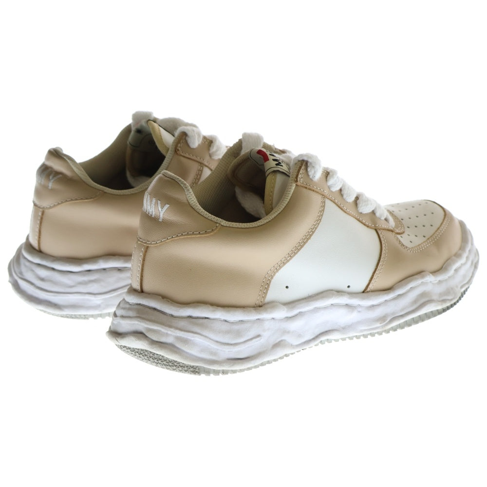 MIHARA YASUHIRO(ミハラヤスヒロ) WAYNE OG Sole Leather Low-top Sneaker ウェイン レザーローカットスニーカー ブラウン A08FW706