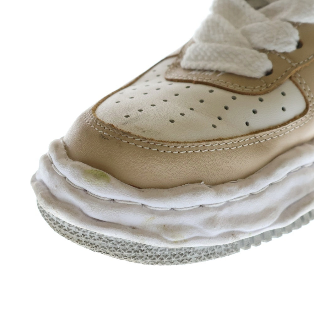 MIHARA YASUHIRO(ミハラヤスヒロ) WAYNE OG Sole Leather Low-top Sneaker ウェイン レザーローカットスニーカー ブラウン A08FW706