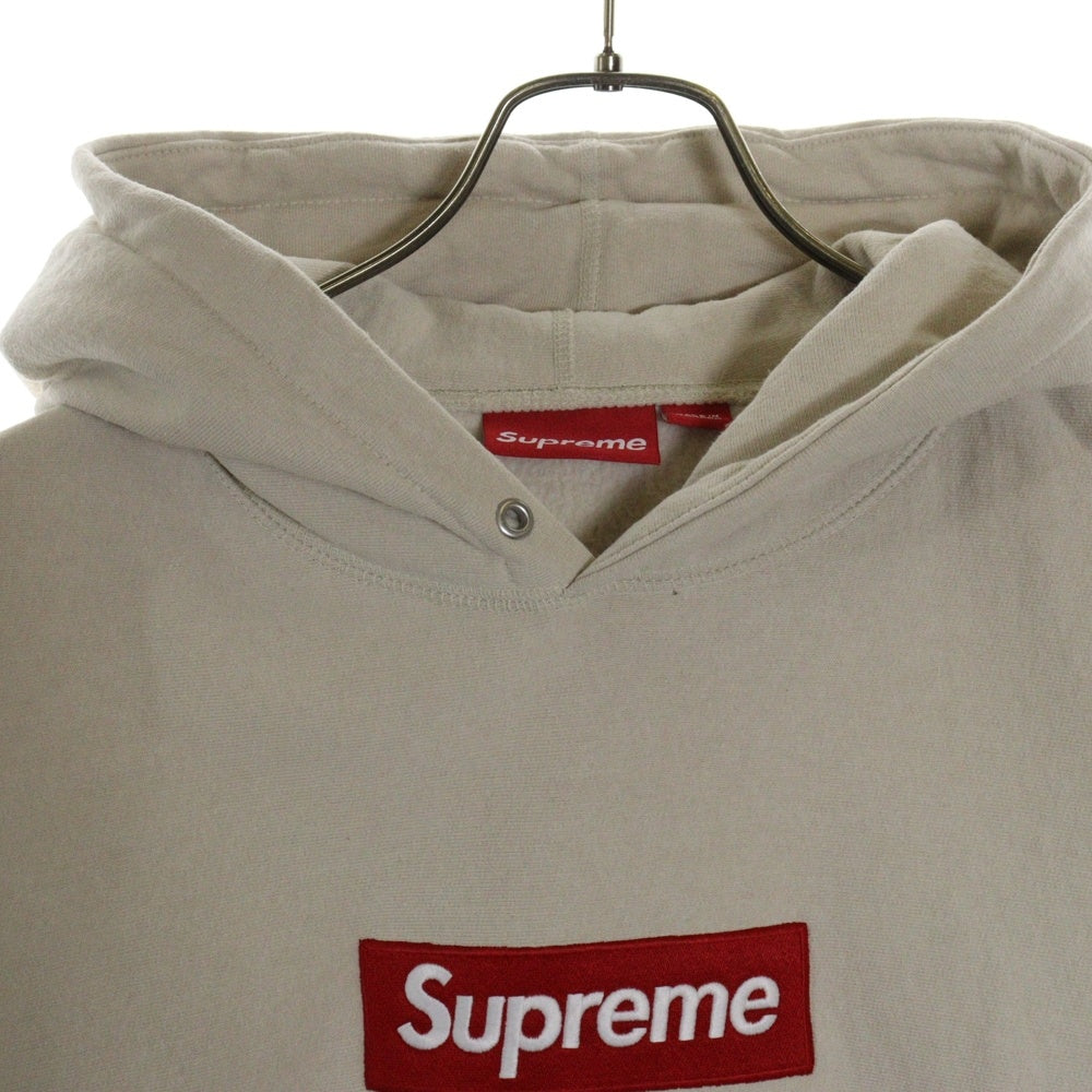 SUPREME(シュプリーム) 24AW Box Logo Hooded Sweatshirt ボックスロゴ プルオーバースウェットパーカー ベージュ