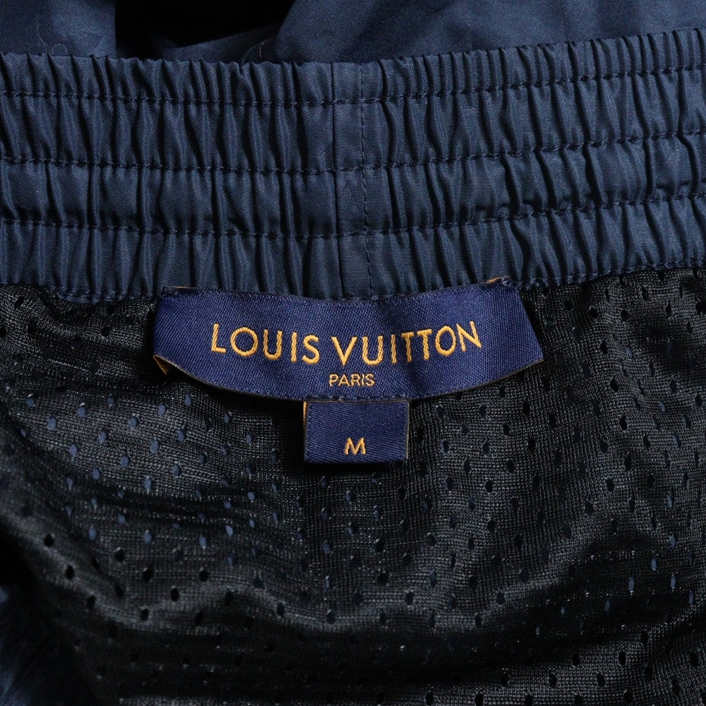 LOUIS VUITTON(ルイヴィトン) 24SS ロゴプレート モノグラム スイムショーツ ネイビー RM241Q OSJ HJW52W