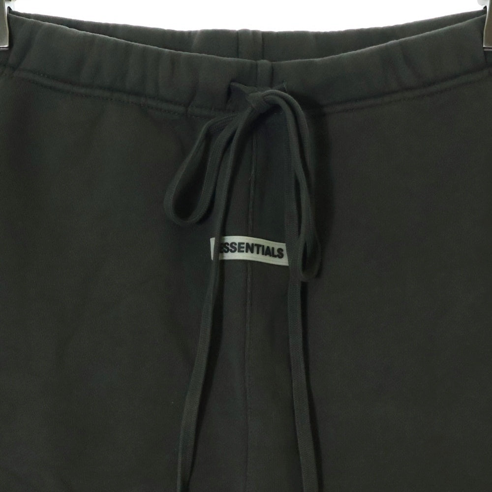 FEAR OF GOD ESSENTIALS(フィアオブゴッド エッセンシャルズ) SHORT PANTS ロゴ刺繍 スウェットハーフパンツ ショーツ ブラウン