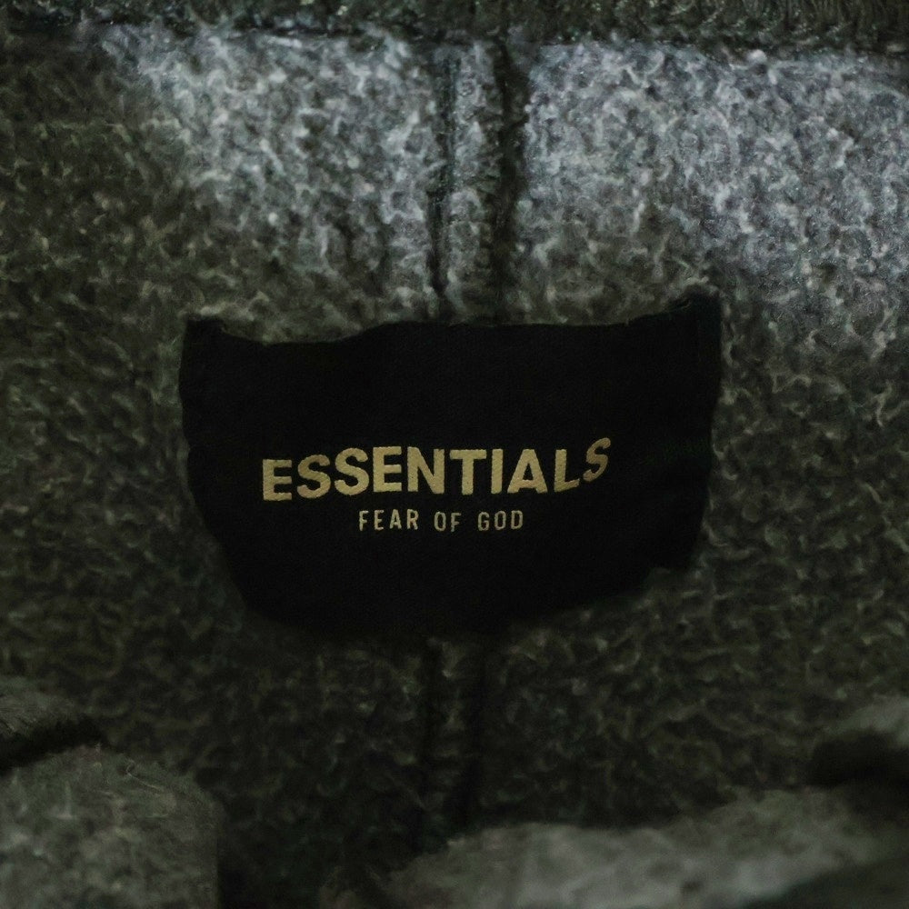 FEAR OF GOD ESSENTIALS(フィアオブゴッド エッセンシャルズ) SHORT PANTS ロゴ刺繍 スウェットハーフパンツ ショーツ ブラウン