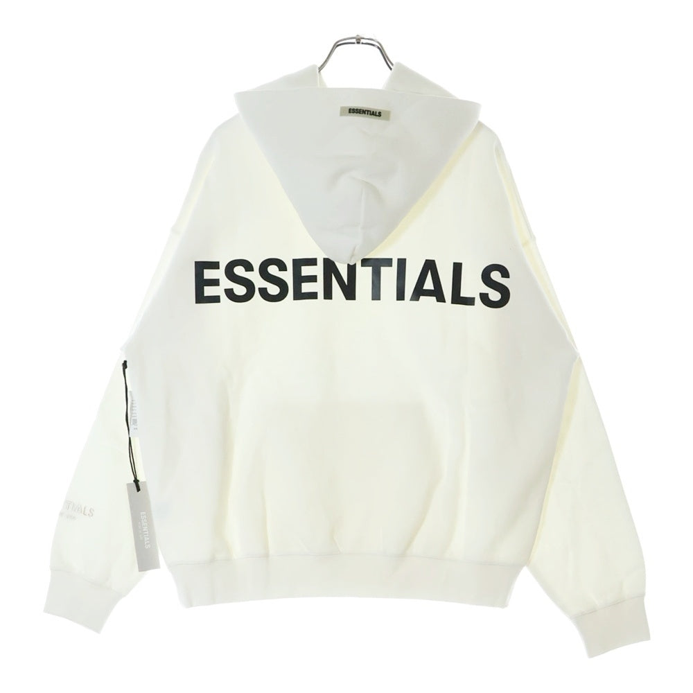 FEAR OF GOD ESSENTIALS(フィアオブゴッド エッセンシャルズ) HOODIE バックロゴ プルオーバースウェットパーカー フーディー ホワイト