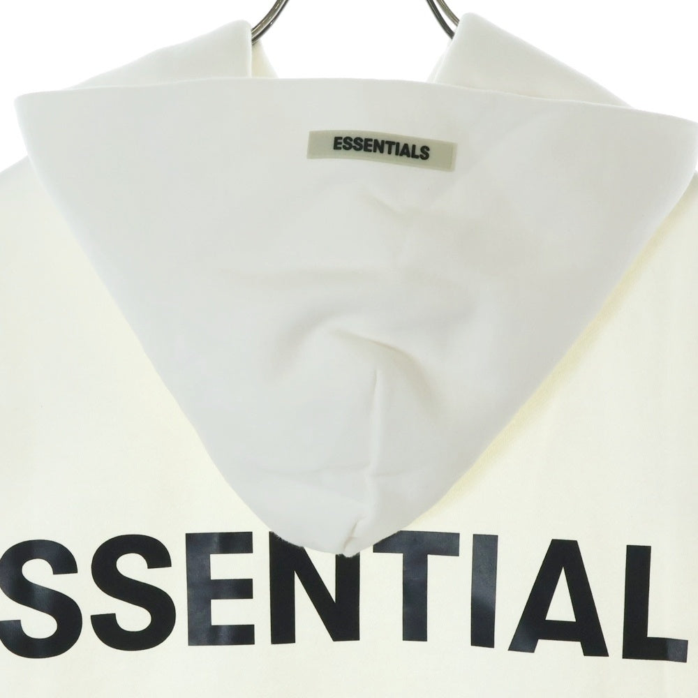 FEAR OF GOD ESSENTIALS(フィアオブゴッド エッセンシャルズ) HOODIE バックロゴ プルオーバースウェットパーカー フーディー ホワイト