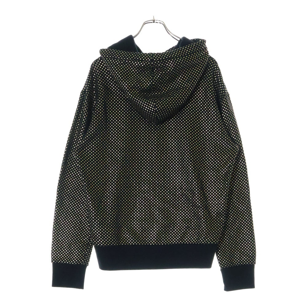 GUCCI(グッチ) GUCCY Hoodie スターロゴ プルオーバースウェットパーカー フーディー ブラック/ゴールド 475374 X3N43