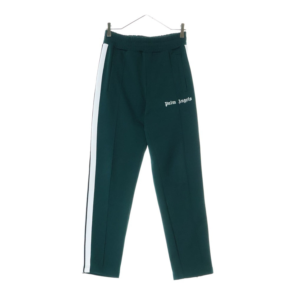 Palm Angels(パームエンジェルス) 18AW Side Line Track Pants ロゴプリント トラックパンツ グリーン PMCA007F18384005