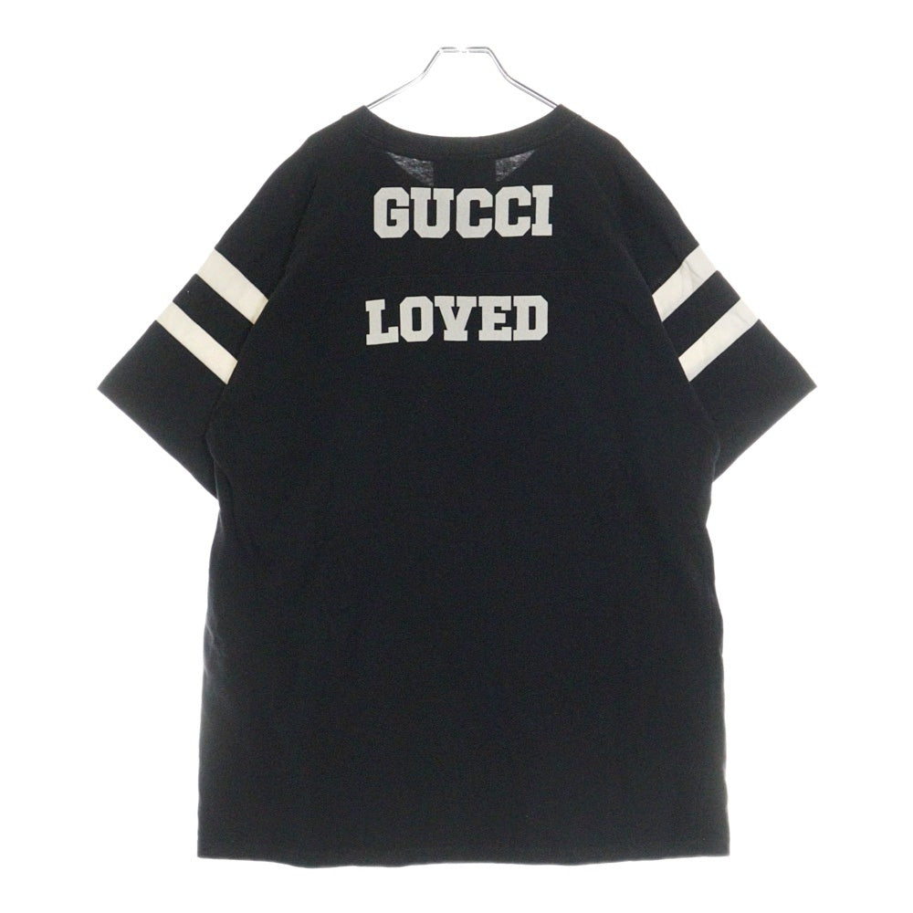 GUCCI(グッチ) Football T-Shirt 半袖Tシャツ ブラック 660744 XJDKK
