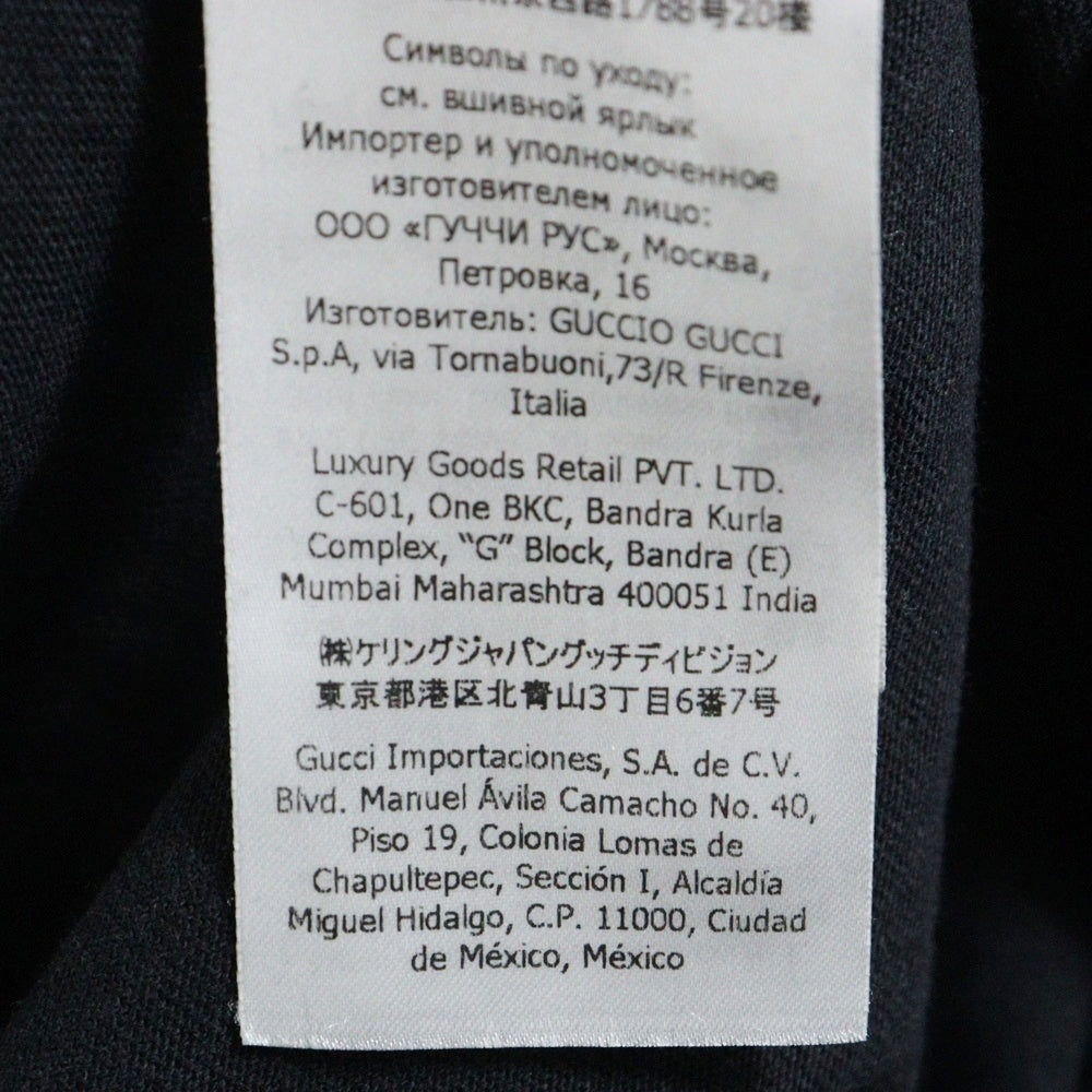GUCCI(グッチ) Football T-Shirt 半袖Tシャツ ブラック 660744 XJDKK