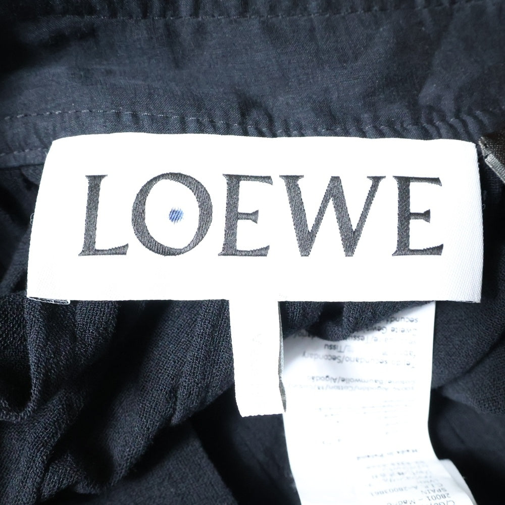 LOEWE(ロエベ) Paula's Ibiza パウラズイビザ コットンギャザーバルーンパンツ ブラック S616Y04X08