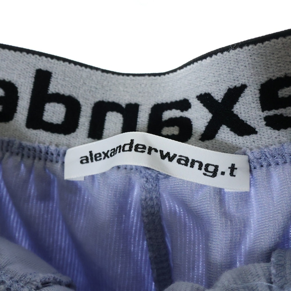 ALEXANDER WANG(アレキサンダーワン) Logo Elastic Jogger In Stretch Corduroy コーデュロイジョガーパンツ ブルー レディース 4CC1204024