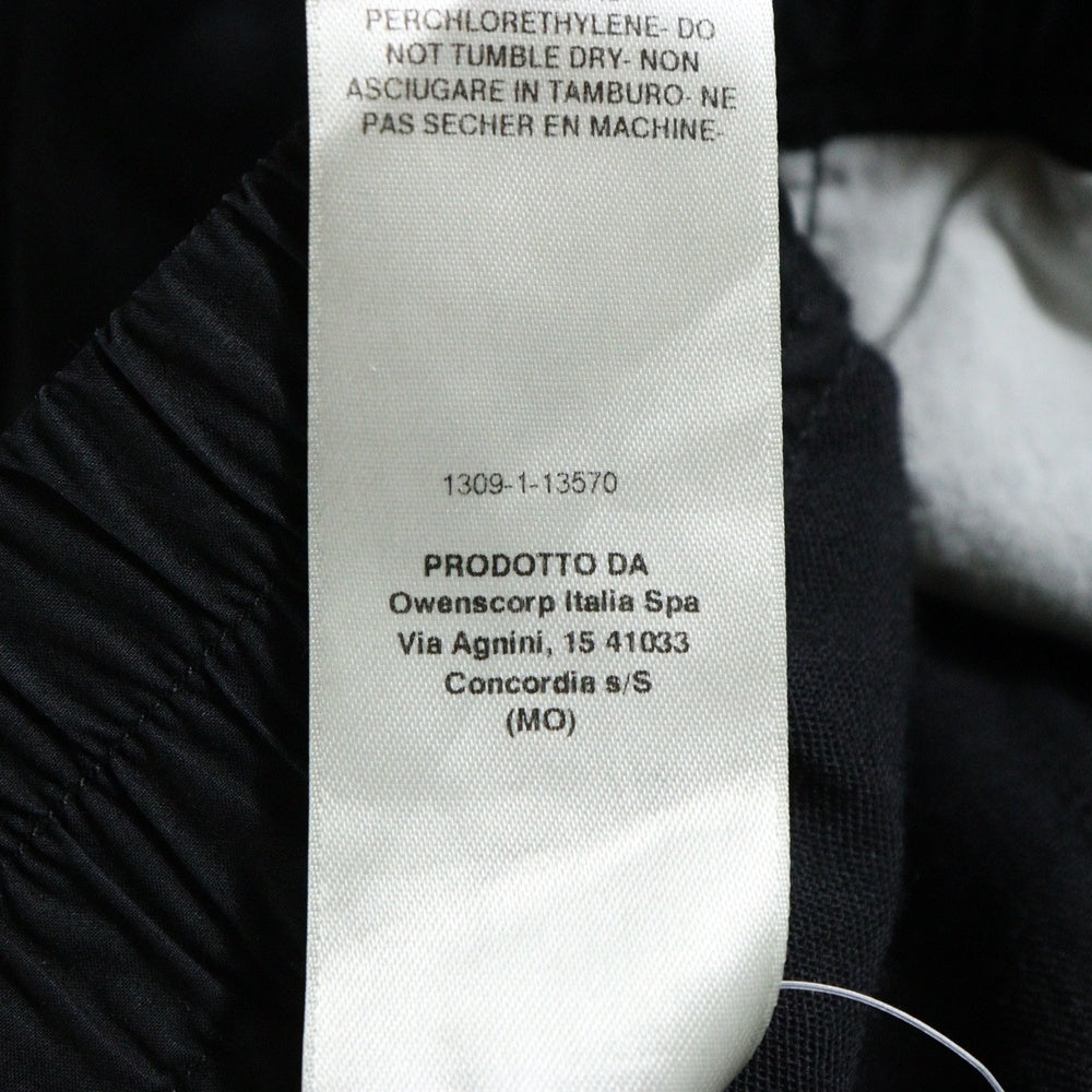 Rick Owens(リックオウエンス) 19AW Astaire Pants アステア ウールドローストリングパンツ ブラック RU19F4395-WT