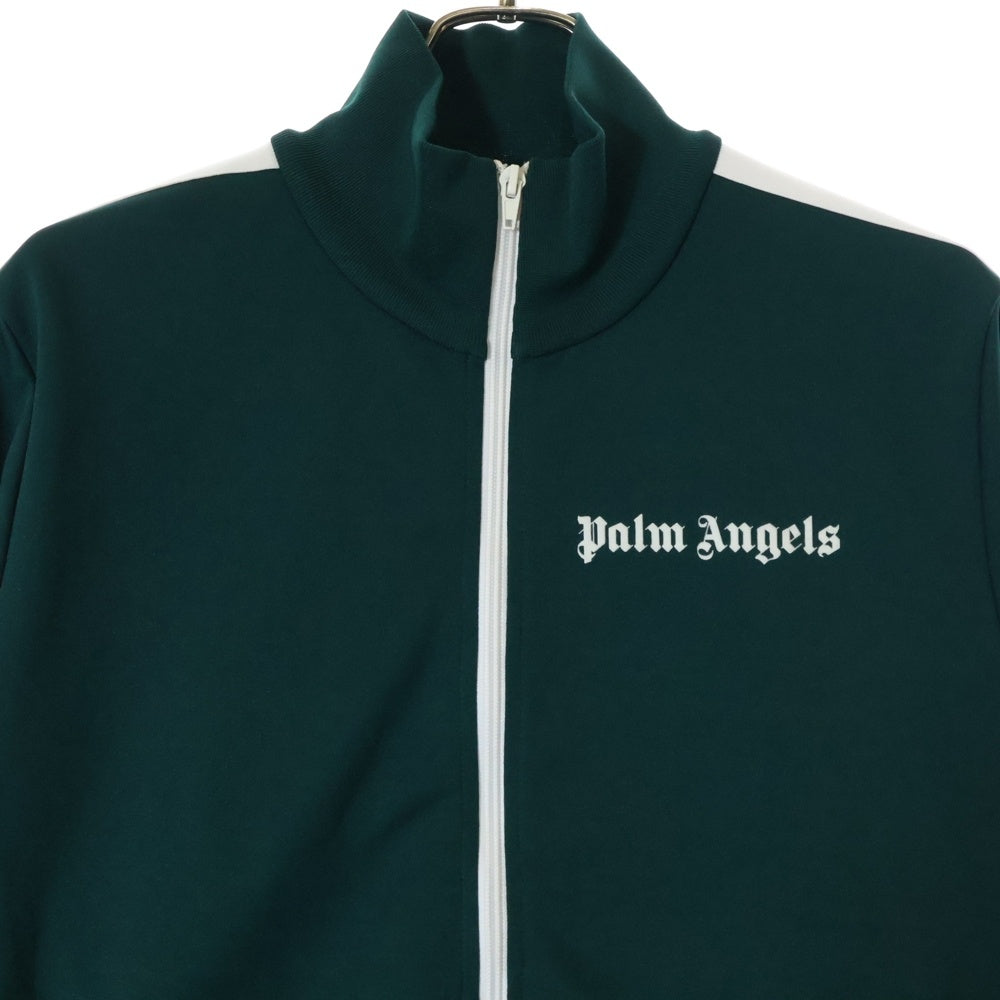 Palm Angels(パームエンジェルス) 18AW Side Line Logo Track Jacket ロゴプリント トラックジャケット グリーン PMBD001F18384005