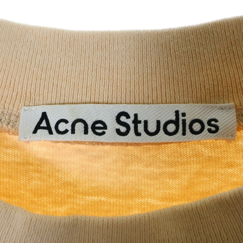 Acne Studios(アクネ ストゥディオズ) Logo T-Shirt ロゴプリント 半袖Tシャツ ベージュ BL0278-
