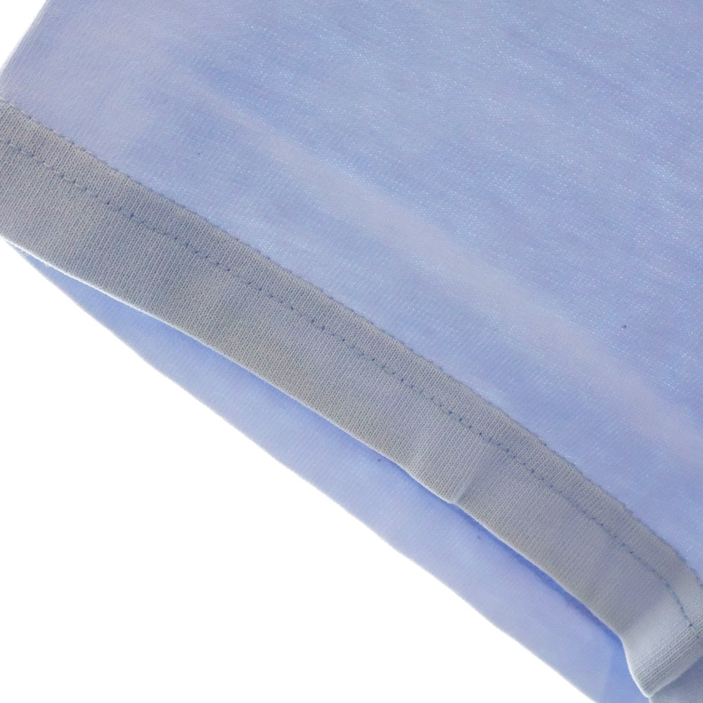 AMI Alexandre Mattiussi(アミアレクサンドルマテュッシ) Logo T-Shirt ハートロゴ刺繍 半袖Tシャツ ブルー E22UTS002.726