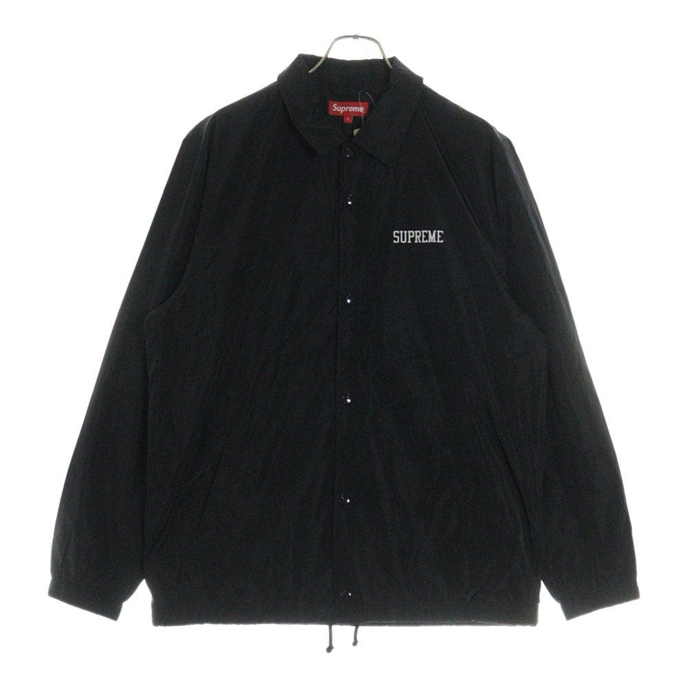 SUPREME(シュプリーム) 15SS Toshio Maeda Coaches Jacket 前田俊夫 グラフィックプリント ナイロンコーチジャケット ブラック