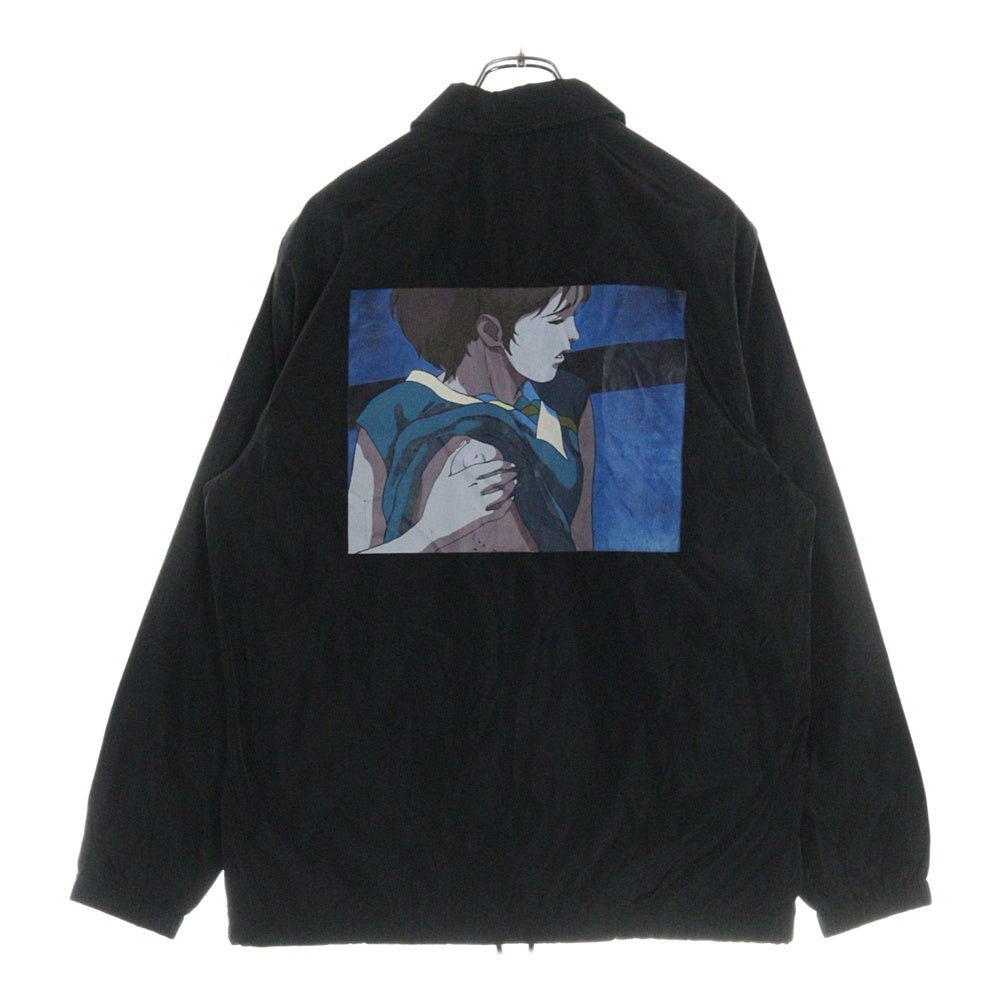 SUPREME(シュプリーム) 15SS Toshio Maeda Coaches Jacket 前田俊夫 グラフィックプリント ナイロンコーチジャケット ブラック