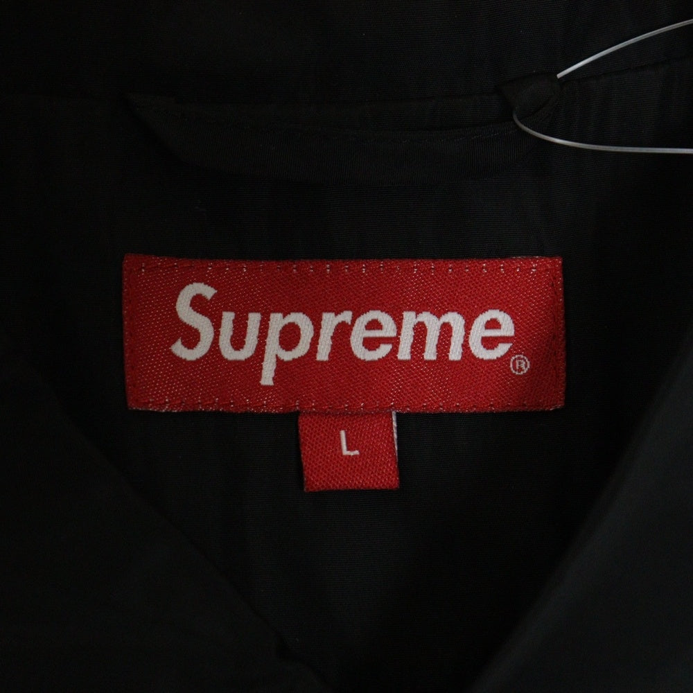 SUPREME(シュプリーム) 15SS Toshio Maeda Coaches Jacket 前田俊夫 グラフィックプリント ナイロンコーチジャケット ブラック