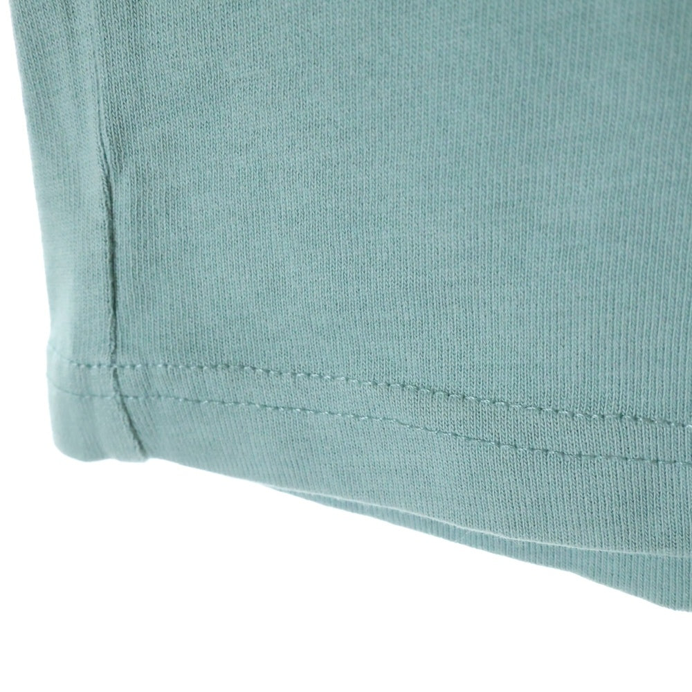 AMI Alexandre Mattiussi(アミアレクサンドルマテュッシ) Logo T-Shirt ハートロゴ刺繍 半袖Tシャツ グリーン E21HJ128.726