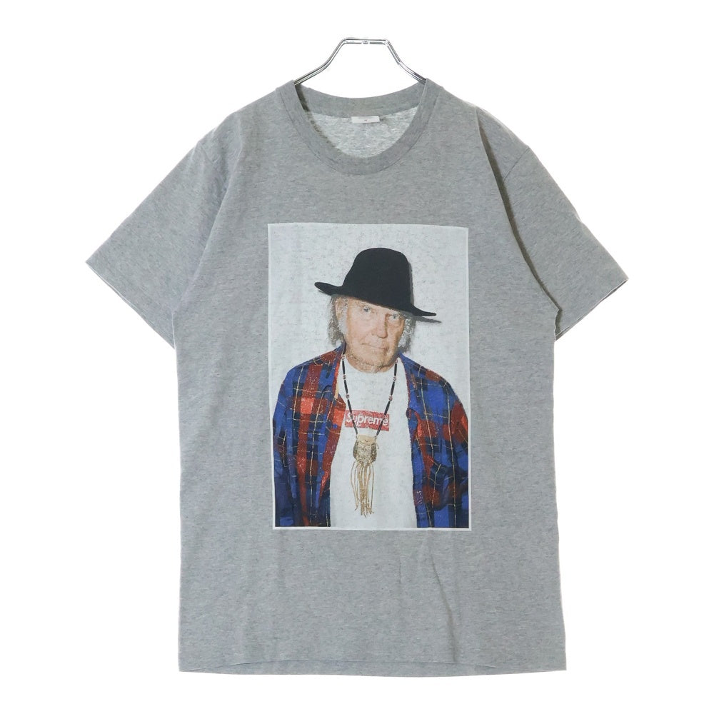 SUPREME(シュプリーム) 15SS Neil Young Tee ニールヤング フォトプリント半袖Tシャツ グレー
