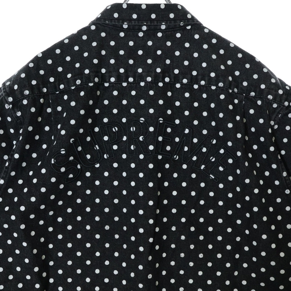 SUPREME(シュプリーム) 18SS Polka Dot Denim Shirt ポルカドット デニム半袖シャツ グレー