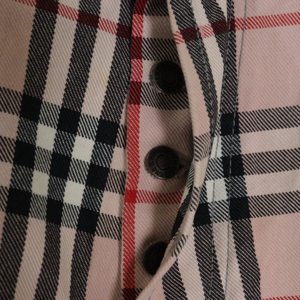 SUPREME(シュプリーム) 22SS Burberry Regular Jean バーバリー ノバチェック レギュラージーンズ デニムパンツ ピンク