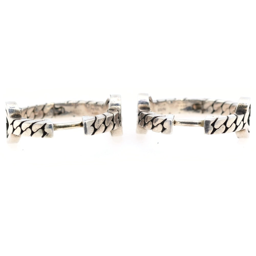 GUCCI(グッチ) Interlocking G Hoop Earrings インターロッキングG フープピアス シルバー