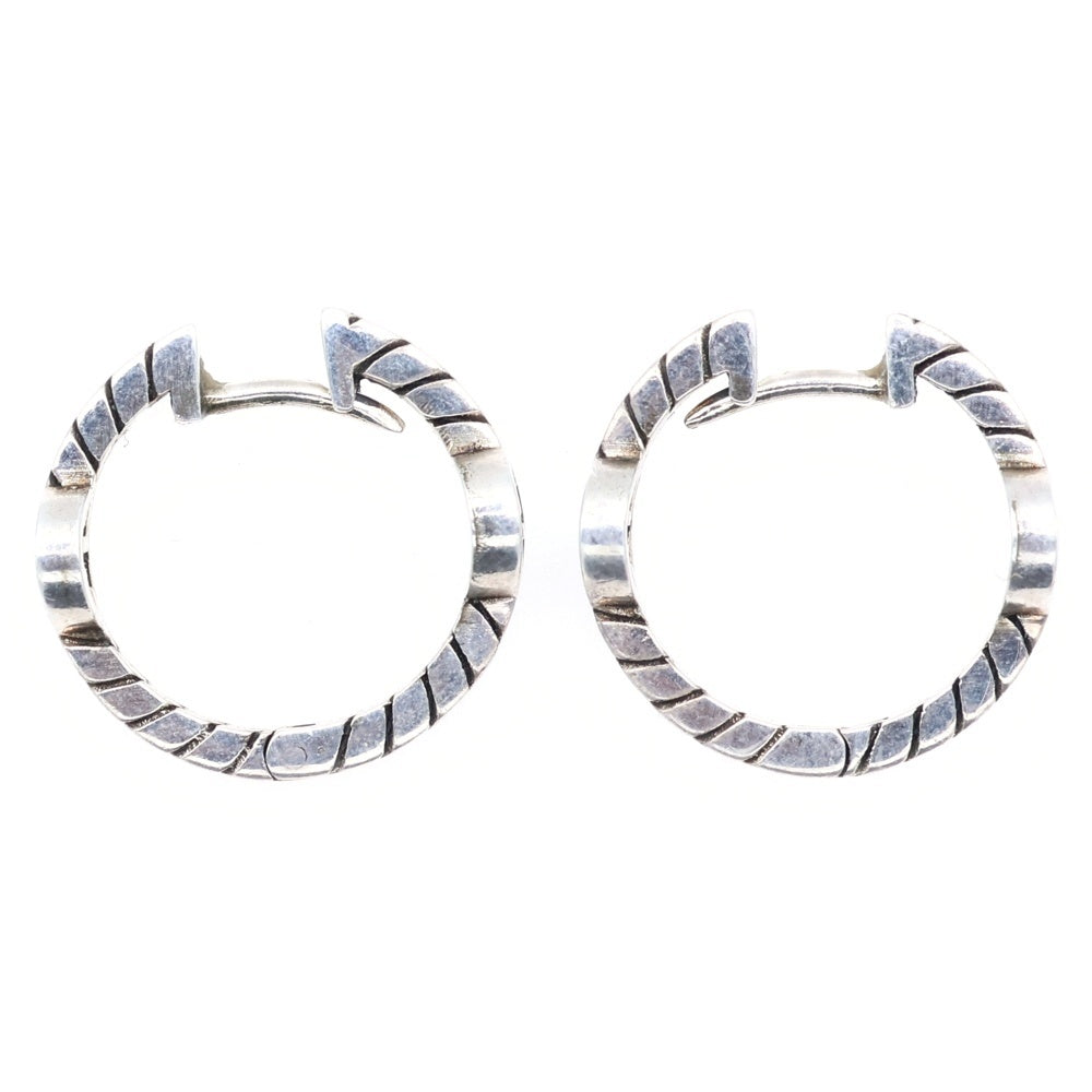 GUCCI(グッチ) Interlocking G Hoop Earrings インターロッキングG フープピアス シルバー