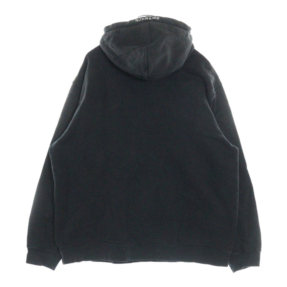 SUPREME(シュプリーム) 21SS ×NIKE Half Zip Hooded Sweatshirt ナイキ ハーフジップ プルオーバースウェットパーカー フーディー ブラック DB2842-010
