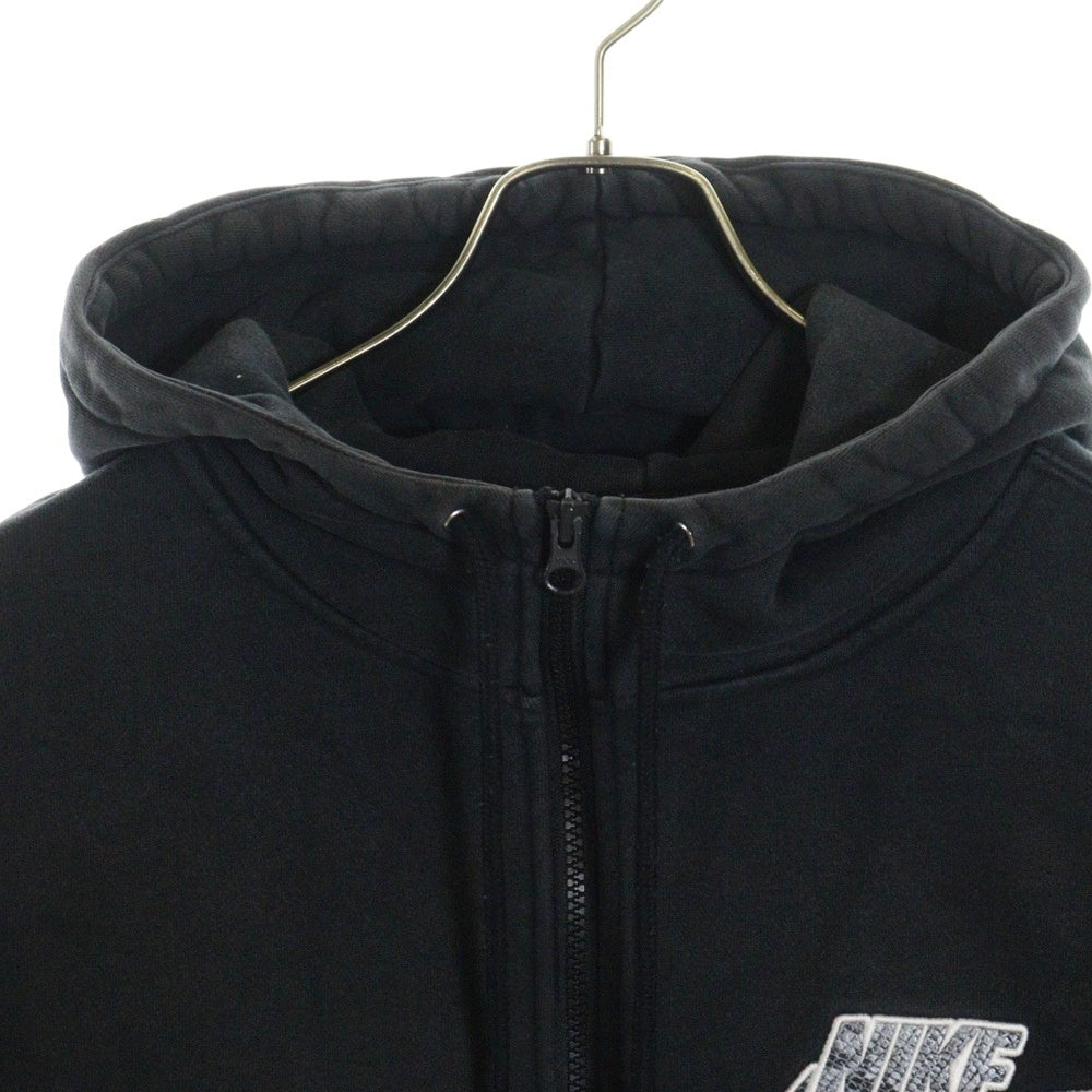 SUPREME(シュプリーム) 21SS ×NIKE Half Zip Hooded Sweatshirt ナイキ ハーフジップ プルオーバースウェットパーカー フーディー ブラック DB2842-010