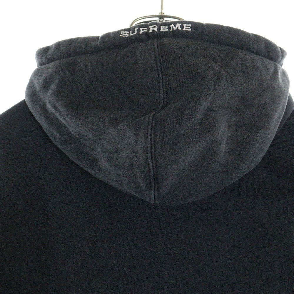 SUPREME(シュプリーム) 21SS ×NIKE Half Zip Hooded Sweatshirt ナイキ ハーフジップ プルオーバースウェットパーカー フーディー ブラック DB2842-010