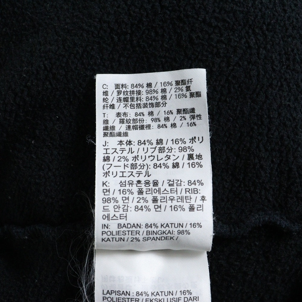 SUPREME(シュプリーム) 21SS ×NIKE Half Zip Hooded Sweatshirt ナイキ ハーフジップ プルオーバースウェットパーカー フーディー ブラック DB2842-010