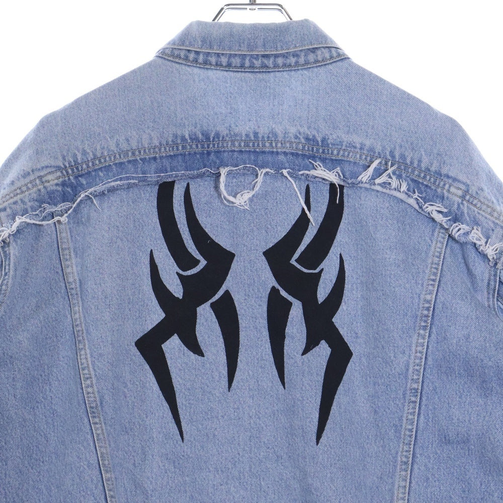 VETEMENTS(ヴェトモン) 18AW × Levi's TRIBAL DENIM JACKET 再構築 トライバルデニムジャケット インディゴ UAH19JA312