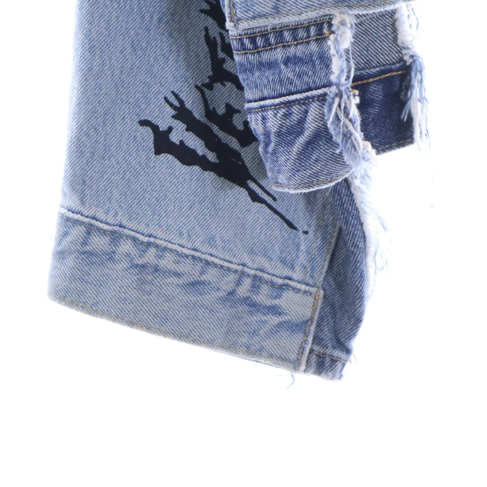 VETEMENTS(ヴェトモン) 18AW × Levi's TRIBAL DENIM JACKET 再構築 トライバルデニムジャケット インディゴ UAH19JA312