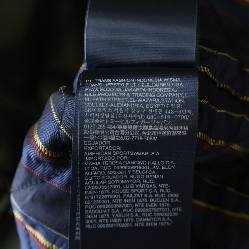 TOMMY HILFIGER(トミーヒルフィガー) ×GIGI HADID MA-1 ジジ・ハディッド ワッペン ジャケット グリーン