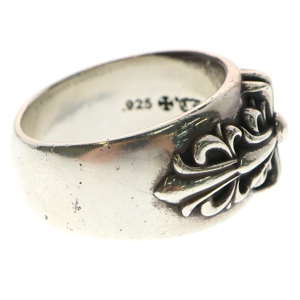 CHROME HEARTS(クロムハーツ) CLSC DBL FLRL CRS クラシックダブルフローラルクロス リング シルバー