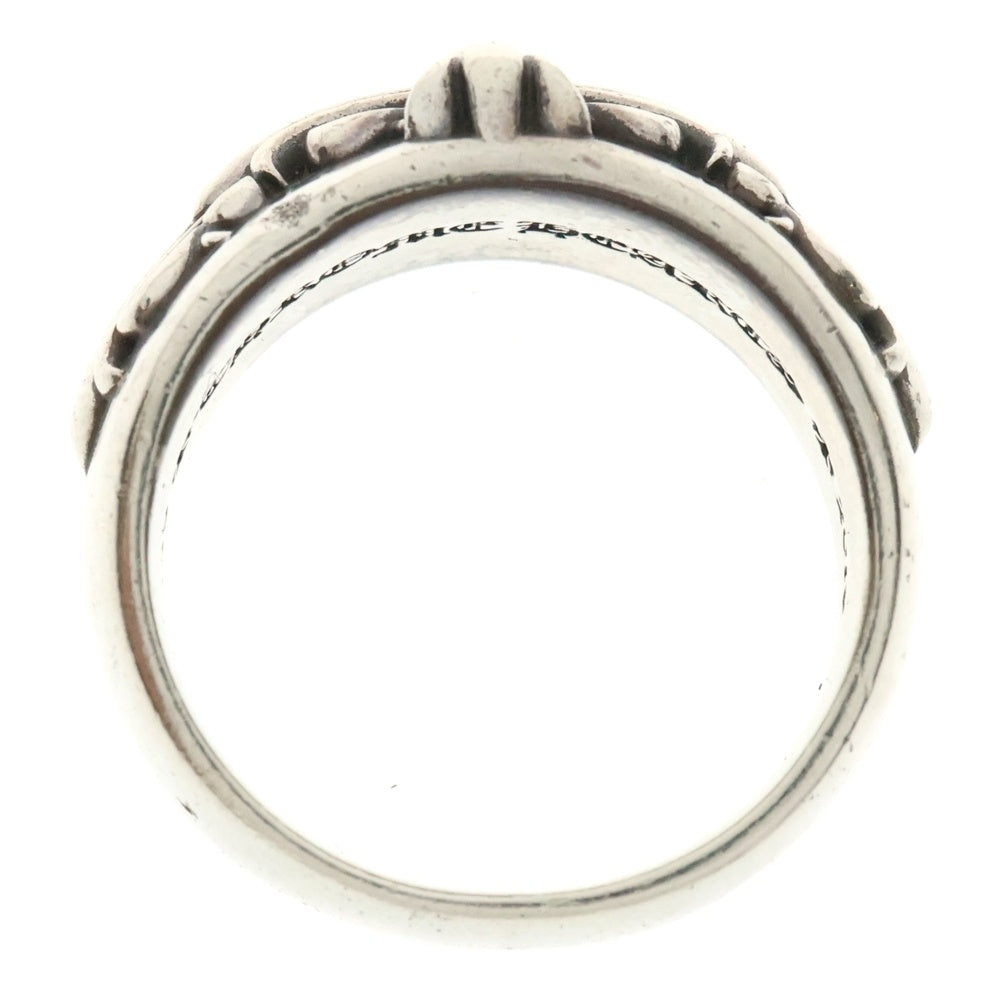 CHROME HEARTS(クロムハーツ) CLSC DBL FLRL CRS クラシックダブルフローラルクロス リング シルバー