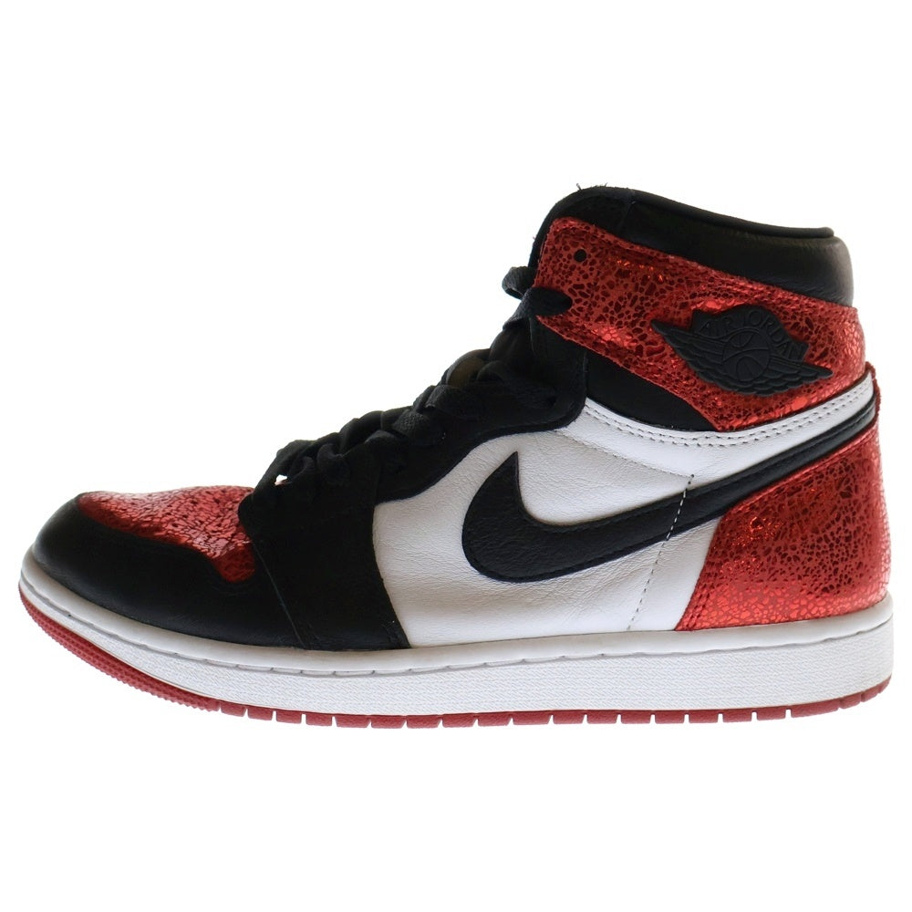 NIKE(ナイキ) WMNS Air Jordan 1 High OG Ruby ウィメンズ エアジョーダン1 ハイ ルビー ハイカットスニーカー ブラック/レッド US8.5/25.5cm FD2596-602