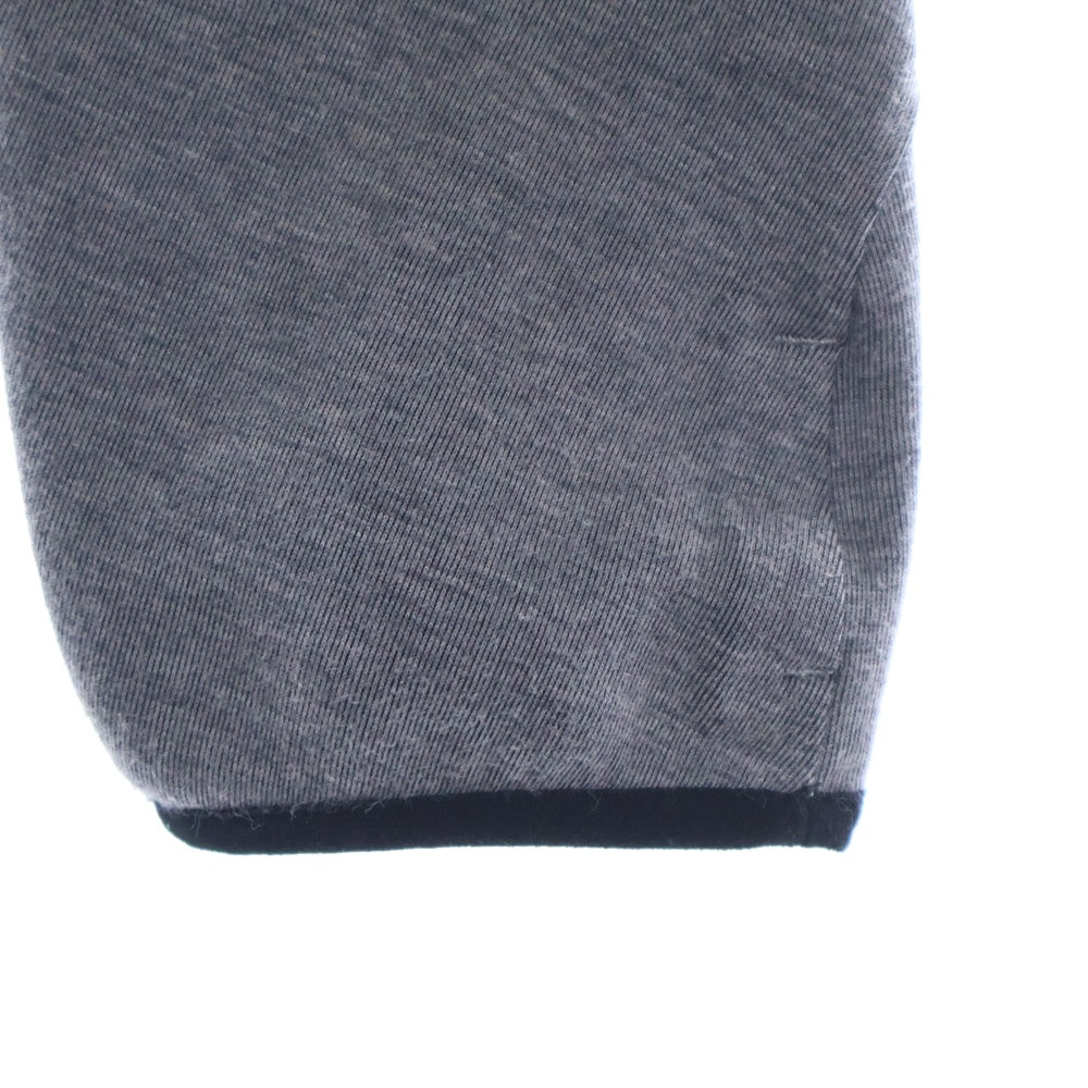 NIKE ACG(ナイキエーシージー) Tech Fleece Funnel Hoodie テックフリースファンネルフーディー ロゴプリントコットンジップアップパーカー 851974-091 グレー