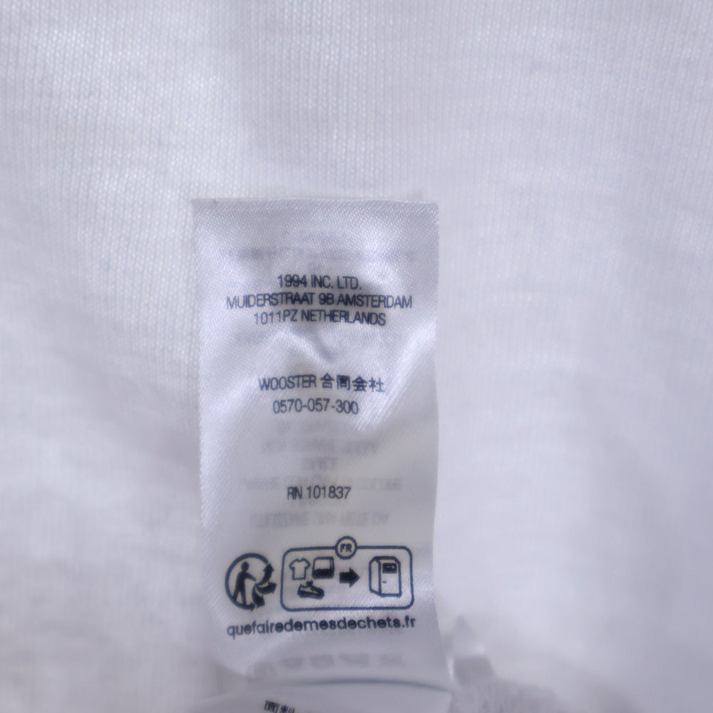 SUPREME(シュプリーム) 24AW Twill Applique S/S Top ツウィルアップリケショートスリーブトップ ロゴ刺繍半袖Tシャツ ホワイト