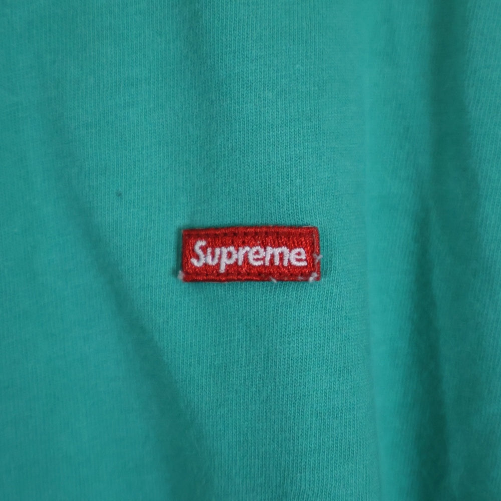 SUPREME(シュプリーム) 24SS Small Box Logo L/S Tee スモールボックスロゴロングスリーブティー ロゴ刺繍長袖Tシャツ グリーン