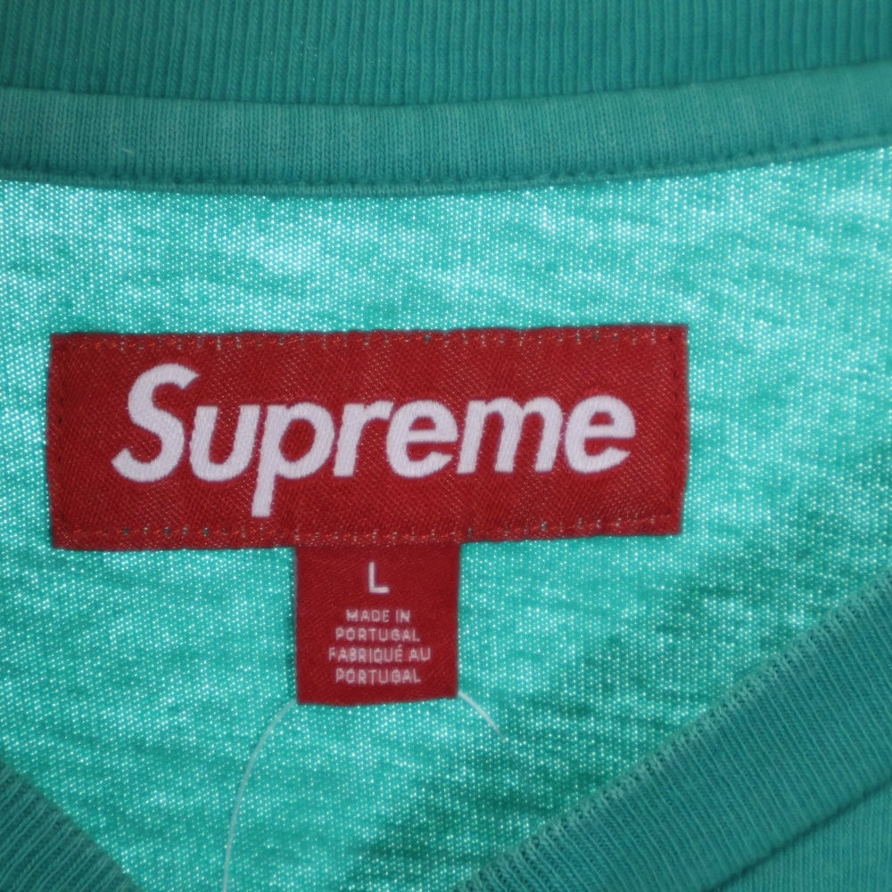 SUPREME(シュプリーム) 24SS Small Box Logo L/S Tee スモールボックスロゴロングスリーブティー ロゴ刺繍長袖Tシャツ グリーン