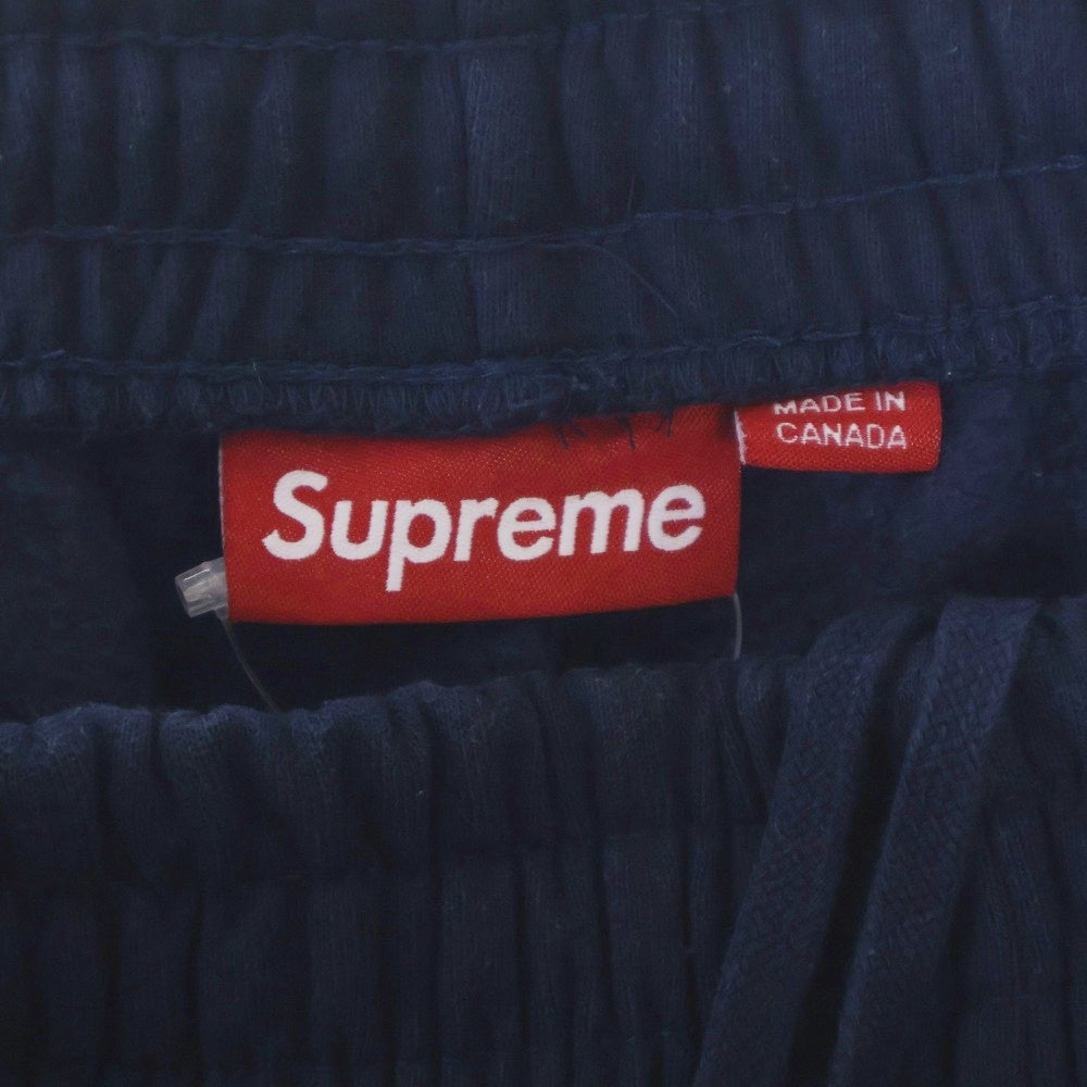SUPREME(シュプリーム) 24AW Small Box Sweatshort スモールボックススウェットショート スウェットハーツパンツ ショートパンツ ネイビー