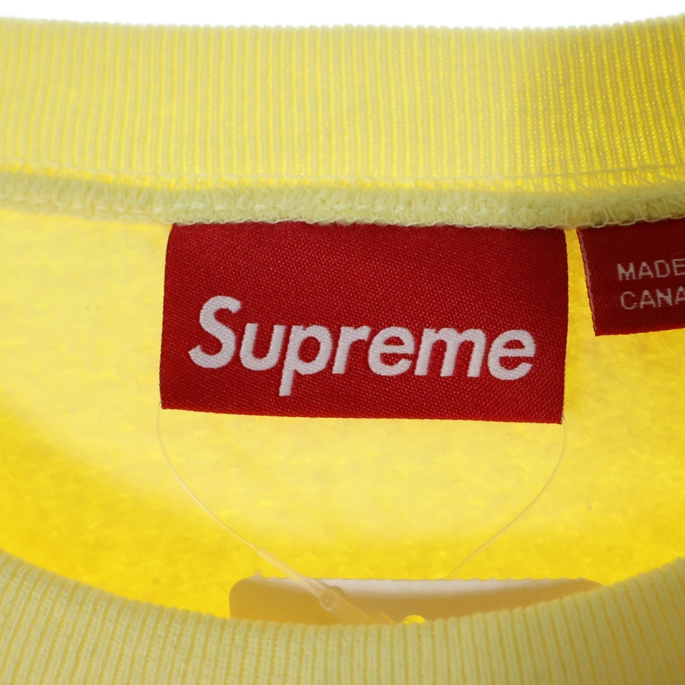 SUPREME(シュプリーム) 24AW Crest Crewneck クレストクルーネック スウェット イエロー