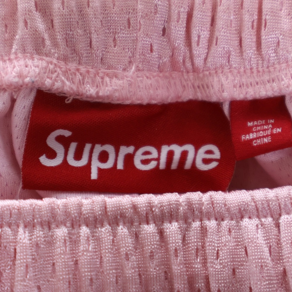 SUPREME(シュプリーム) 25SS Small Box Baggy Mesh Short スモールボックスバギーメッシュショート メッシュジャージハーツパンツ ショートパンツ ピンク