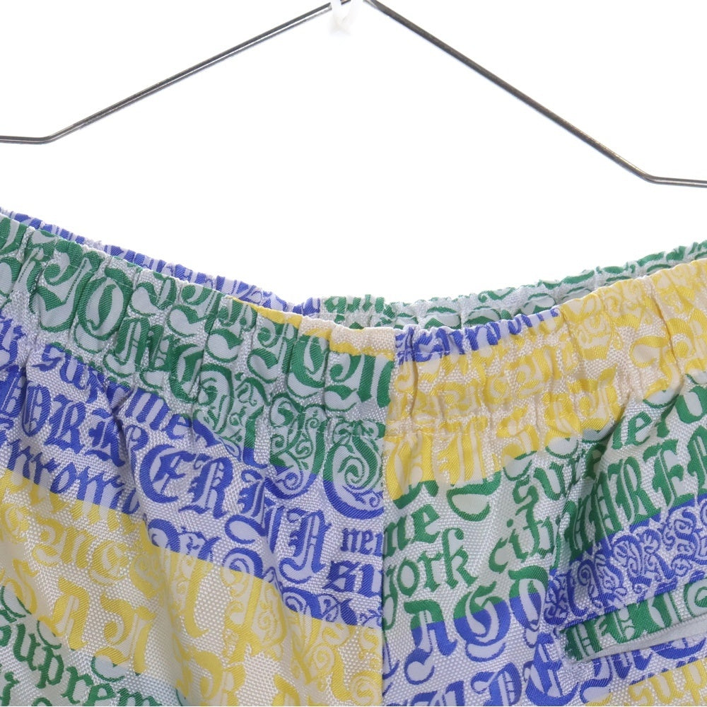 SUPREME(シュプリーム) 25SS Cities Jacquard Short シティーズジャコードショート 総柄ハーフパンツ ショートパンツ ホワイト/ブルー/イエロー