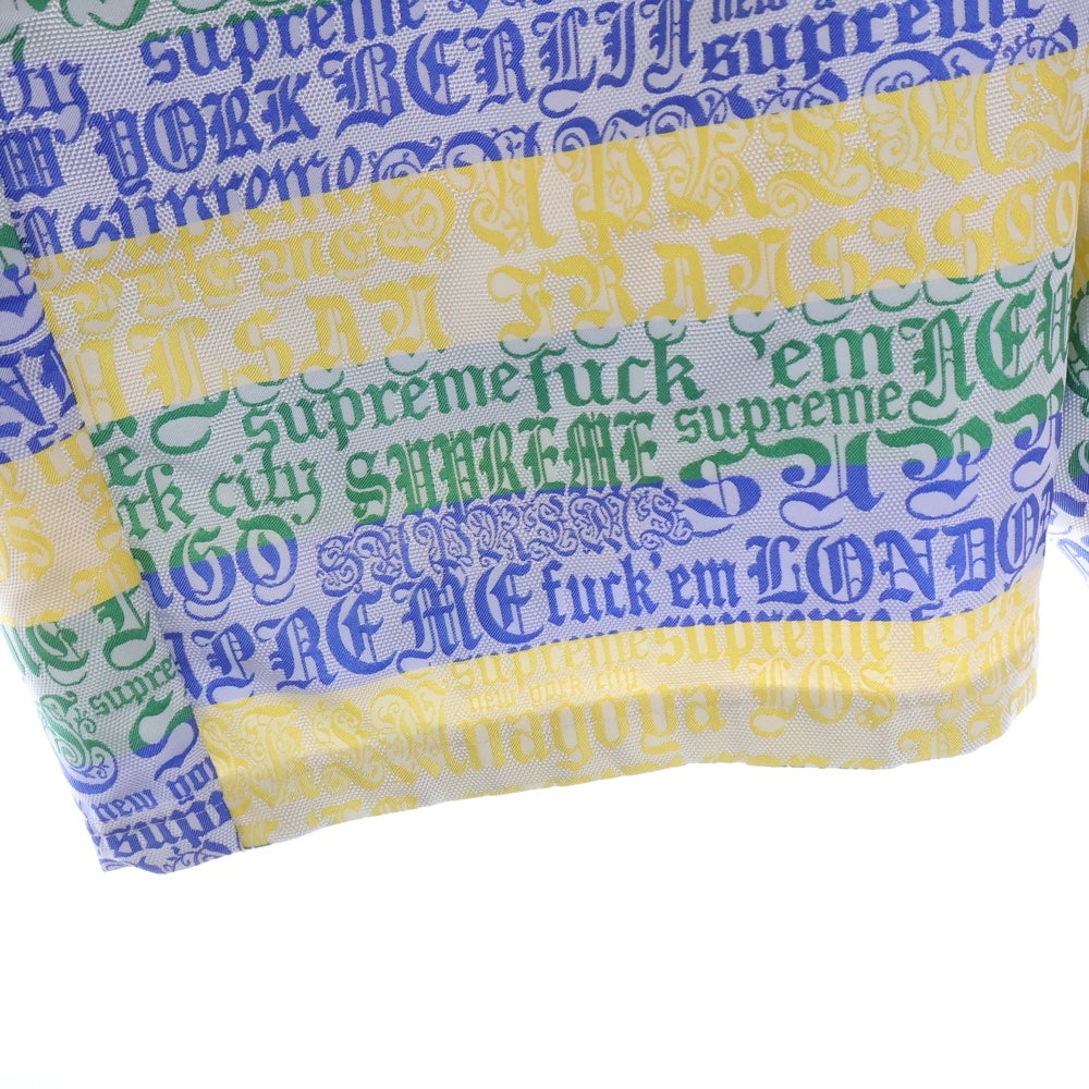 SUPREME(シュプリーム) 25SS Cities Jacquard Short シティーズジャコードショート 総柄ハーフパンツ ショートパンツ ホワイト/ブルー/イエロー