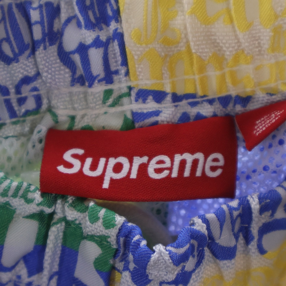 SUPREME(シュプリーム) 25SS Cities Jacquard Short シティーズジャコードショート 総柄ハーフパンツ ショートパンツ ホワイト/ブルー/イエロー