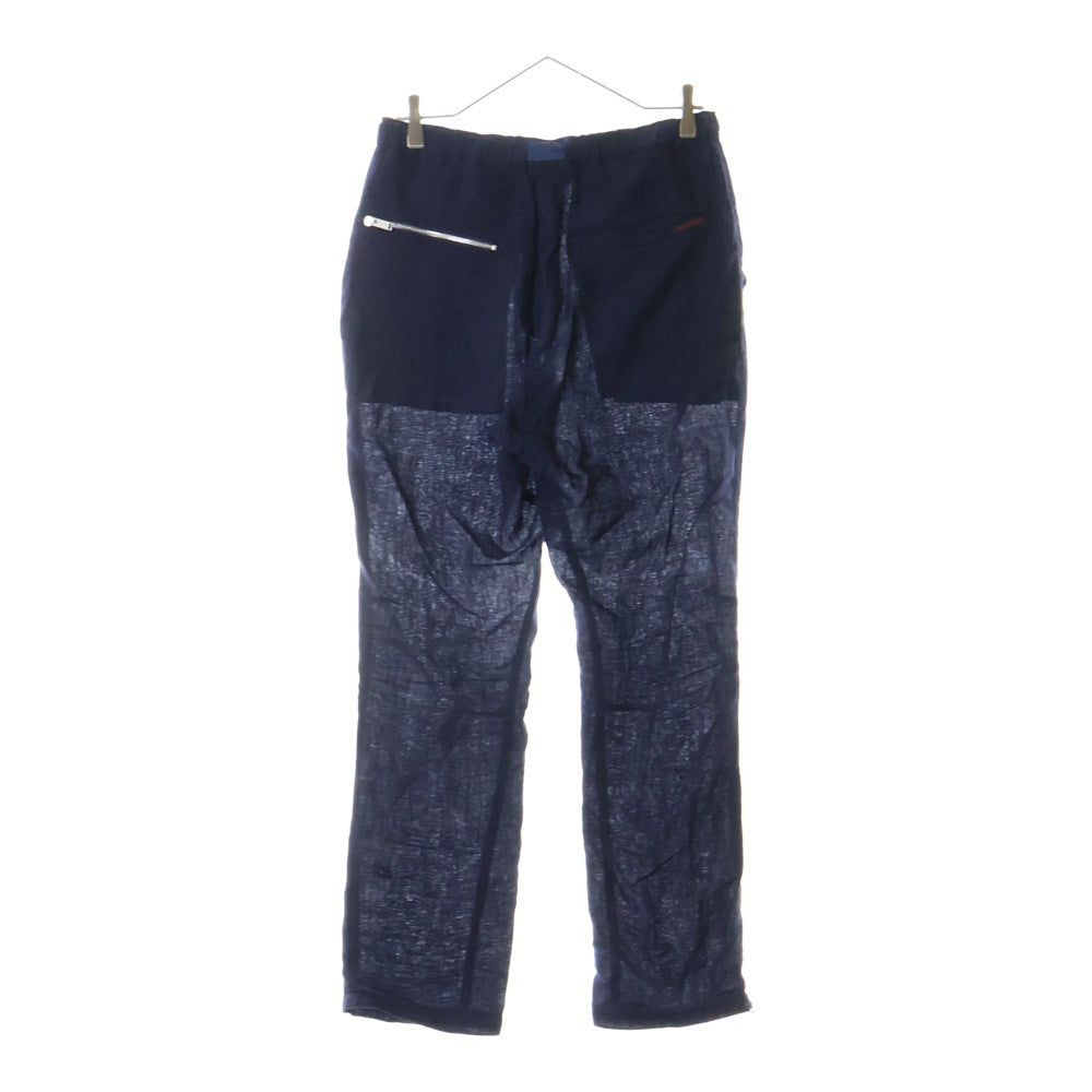 UNDERCOVER(アンダーカバー) ×nonnative CLIMBER EASY PANTS ×ノンネイティブ ベルト付き リネンパンツ ネイビー UC1E4513