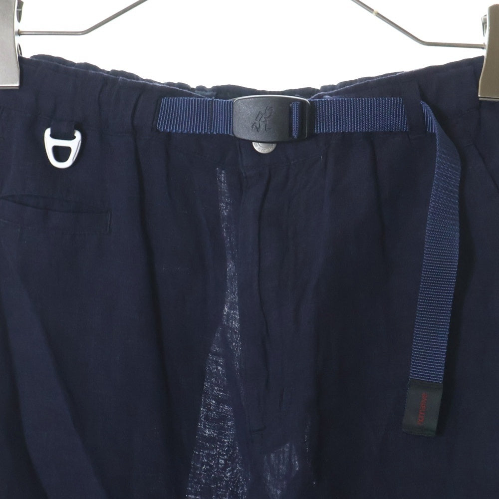 UNDERCOVER(アンダーカバー) ×nonnative CLIMBER EASY PANTS ×ノンネイティブ ベルト付き リネンパンツ ネイビー UC1E4513